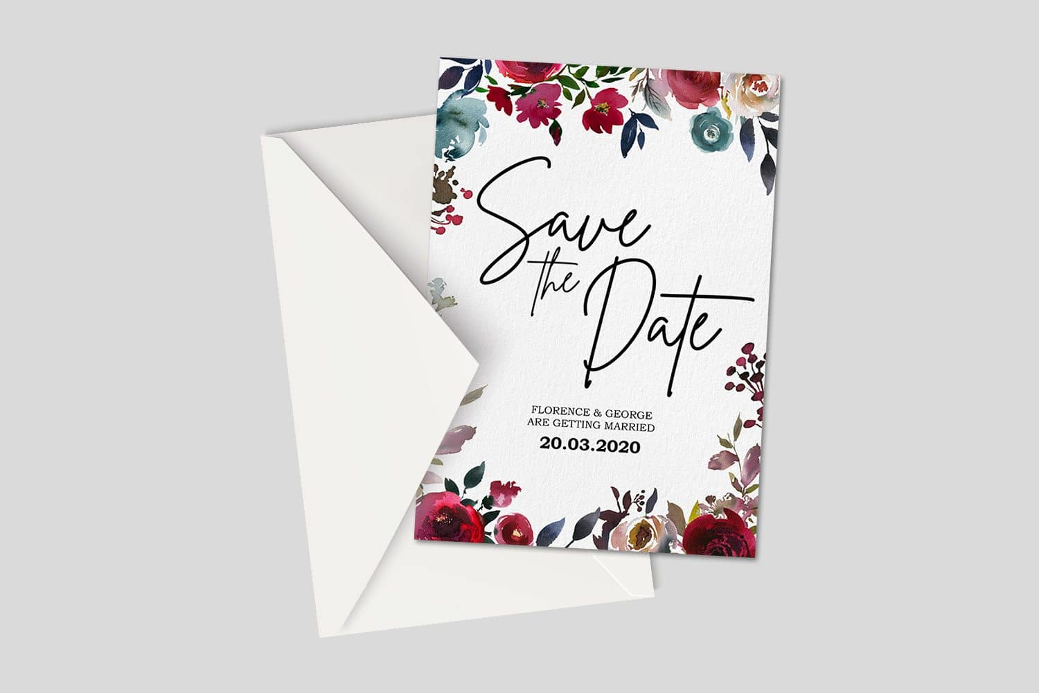 a-size-invitation Custom printed wedding invitations & stationery for UK couples