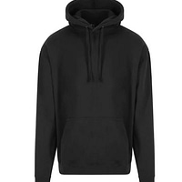 Black Embroidered Logo Hoodies, Custom Work Hoodies