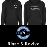 Black Workwear Hoodies, Embroidered Workwear Hoodie