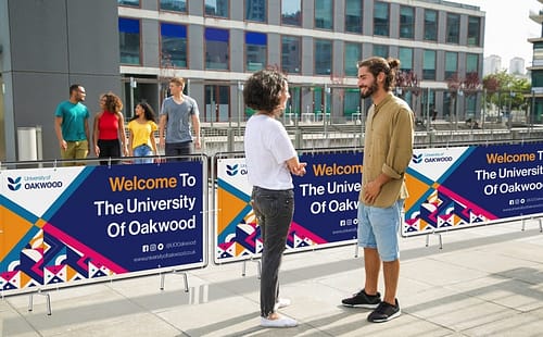 Crowd Control Barrier Covers
