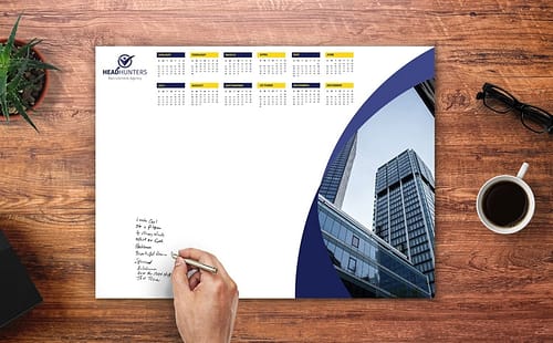Personalised A3 Desk Notepads, Printed Notepads