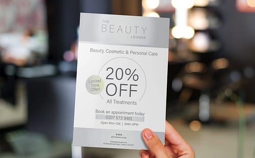 A6 Double Sided Flyer