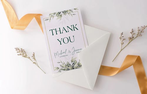 A6 Thank You Cards