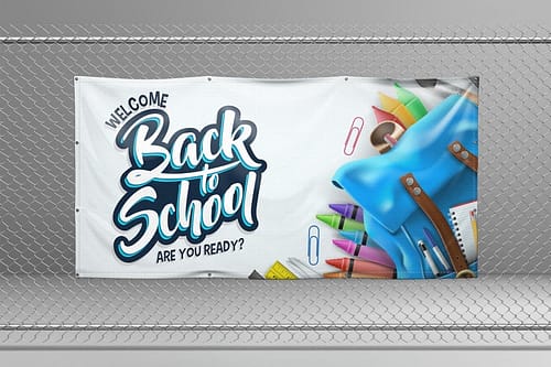 PVC Vinyl Banner 2m x 1m