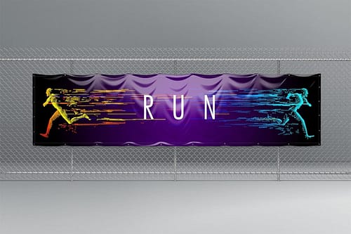 PVC Vinyl Banner 12ft x 2ft