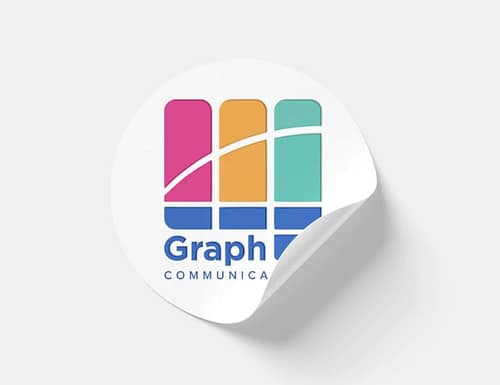 300mm Circle Window Stickers